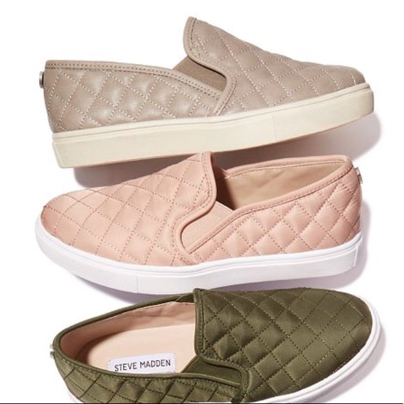 Steve Madden Shoes - steve madden // quilted platform slip-on sneaker